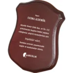 Ahşap Plaket