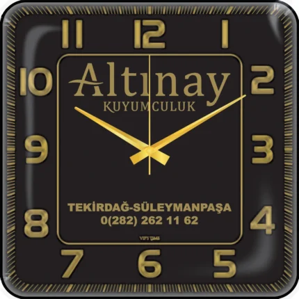 Bombe Cam Duvar Saati