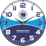 Bombe Cam Duvar Saati