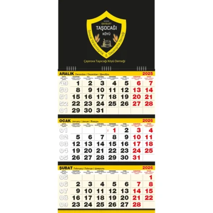 Büyük Boy Gemici Takvim