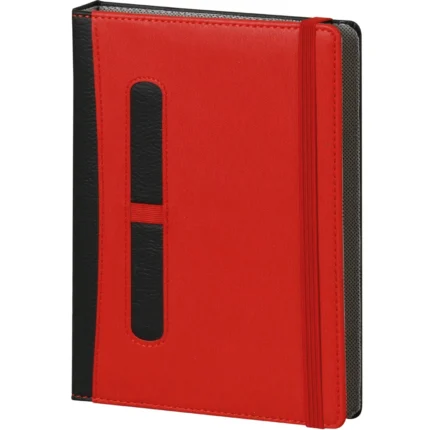 Gizli Spiralli Ajanda Kapağı Kırmızı