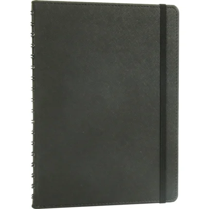 Gizli Spiralli Ajanda Kapağı Siyah