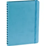 Gizli Spiralli Ajanda Kapağı Turkuaz