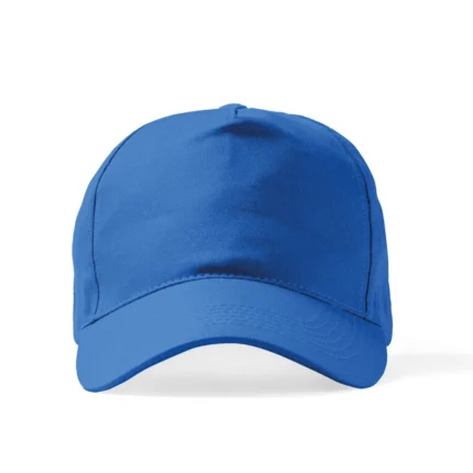 İthal Polyester Şapka Saks Mavi