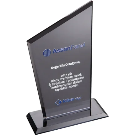 Kristal Plaket Füme