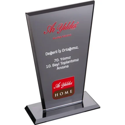 Kristal Plaket Füme