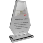 Kristal Plaket Şeffaf
