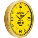 Metalize Duvar Saati Altın