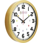 Metalize Duvar Saati Altın