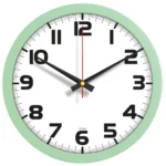 Plastik Duvar Saati Mint Yeşili