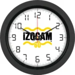 Plastik Duvar Saati Siyah