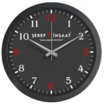 Plastik Duvar Saati Siyah