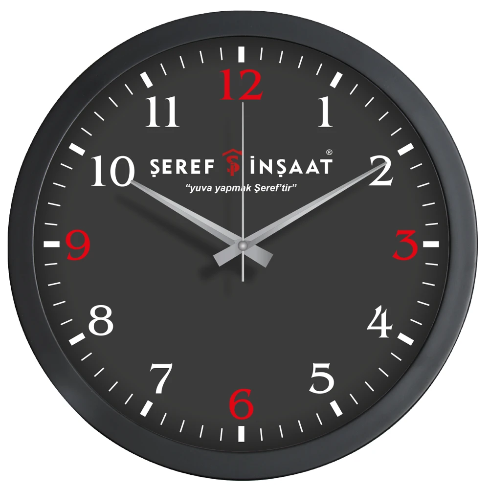 plastik-duvar-saati-siyah Plastik Duvar Saati Siyah