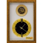 Saatli Duvar Tablosu Altın