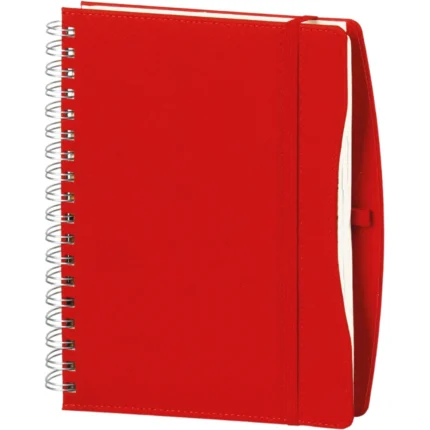 Spiralli Günlük Ajanda Kırmızı