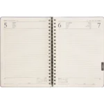 Spiralli Günlük Ajanda Gri