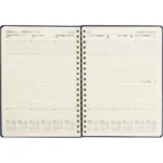 Spiralli Haftalık Ajanda Gri