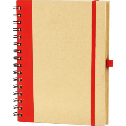 Spiralli Not Defteri Kırmızı