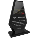 Kristal Plaket Füme