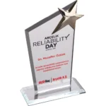 Kristal Plaket Şeffaf