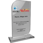 Kristal Plaket Şeffaf