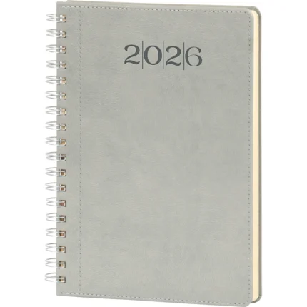 Spiralli Günlük Ajanda Gri