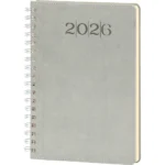 Spiralli Haftalık Ajanda Gri