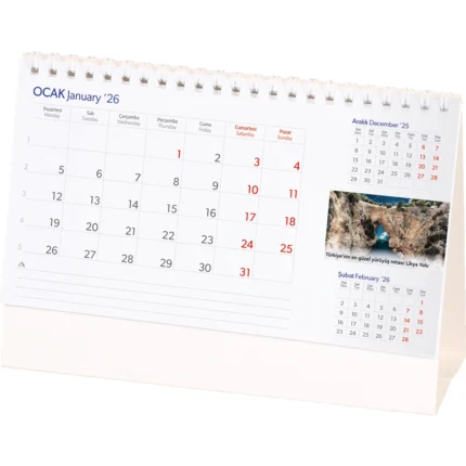 Anadolu Masa Takvimi Amerikan - Bristol