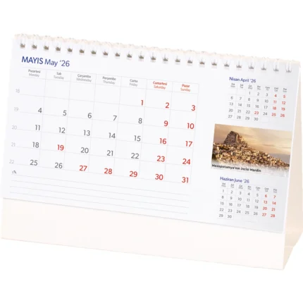 Anadolu Masa Takvimi Beyaz - Taslama